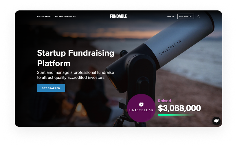 Fundable crowdfunding website